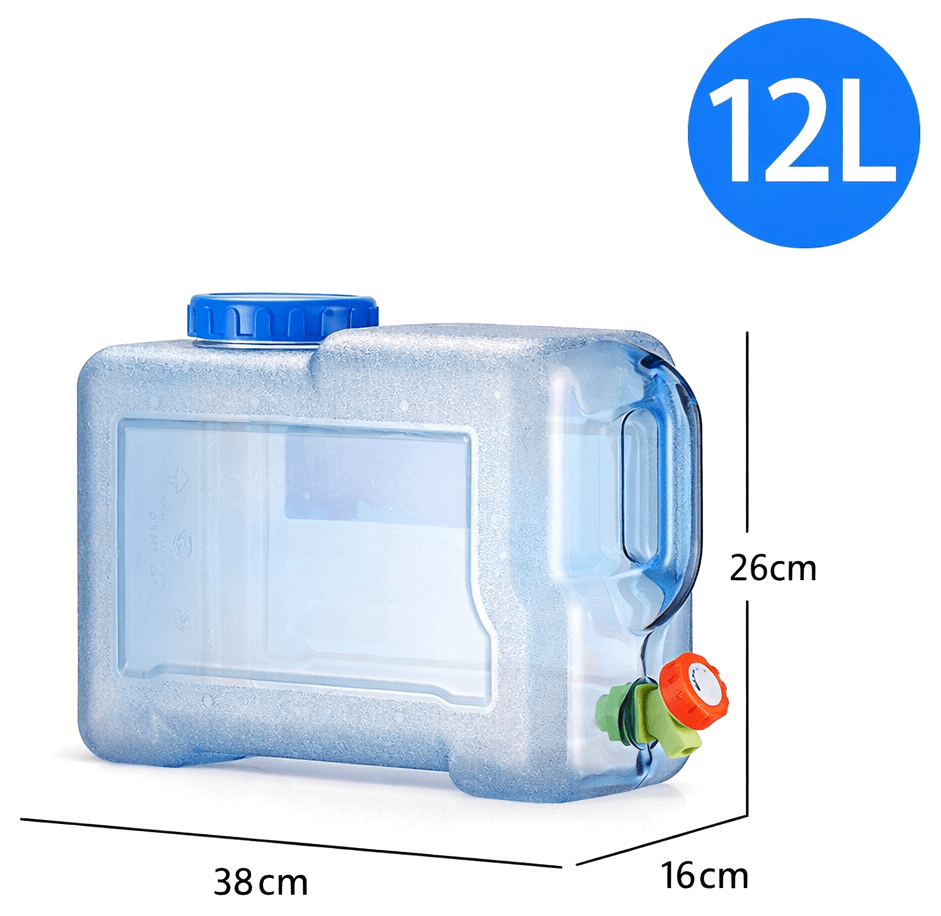 12L fridge pack water container with tap