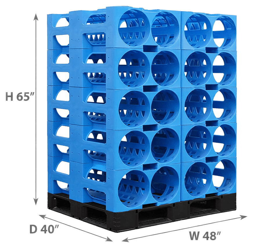 commercial 5 gallon water bottle storage rack