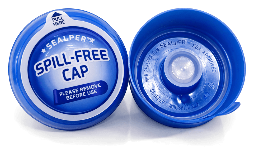 5 gallon non-spill water bottle cap